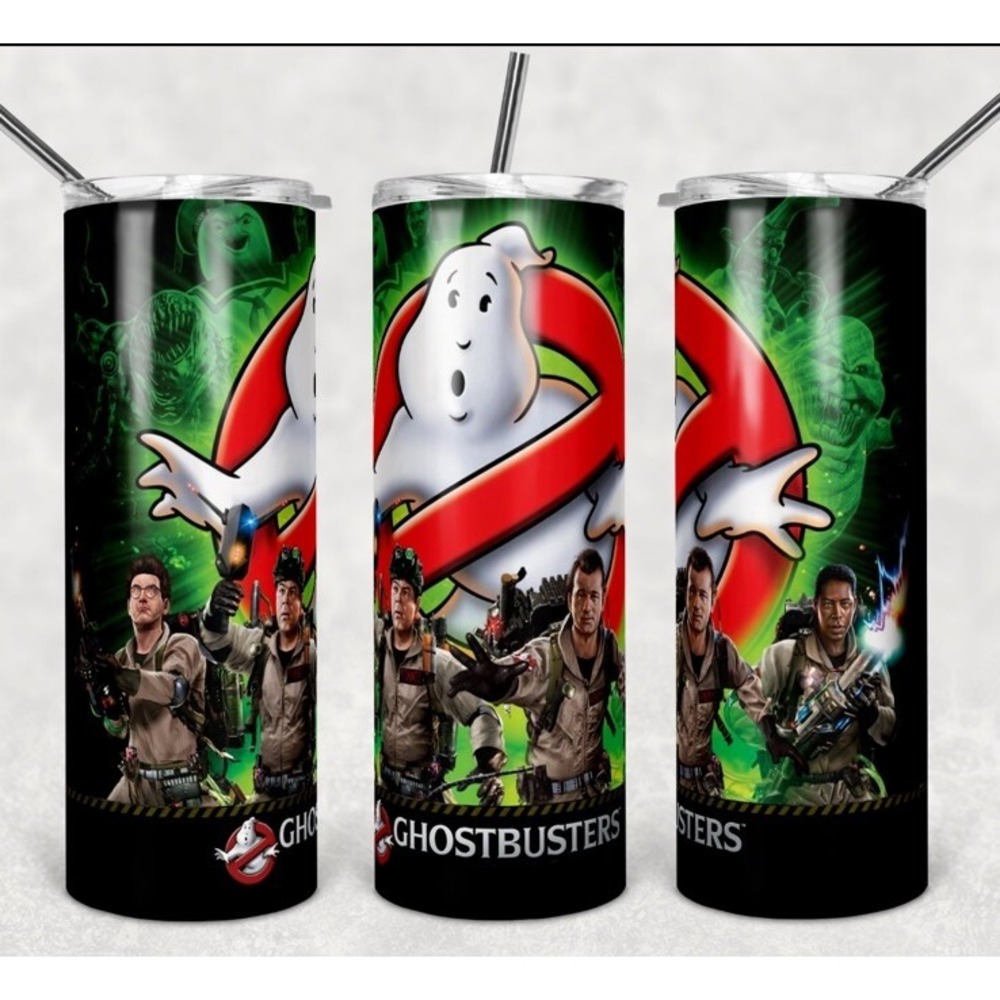 Ghostbusters Movie 20oz Insulated Tumbler with box, lid and straw